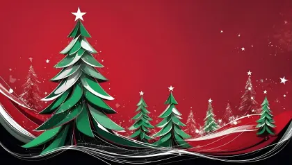 Weihnachtsbäume im Advent