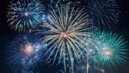 Feuerwerk zum Jahreswechsel