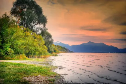 Herbstlandschaft in den Alpen