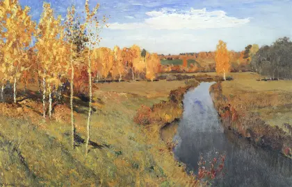 Goldener Herbst, Gemälde