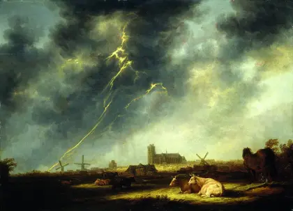 Gewitter über Dordrecht
