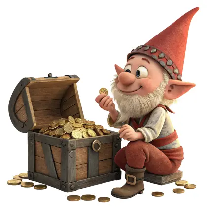 Gierig nach Geld und Reichtum
