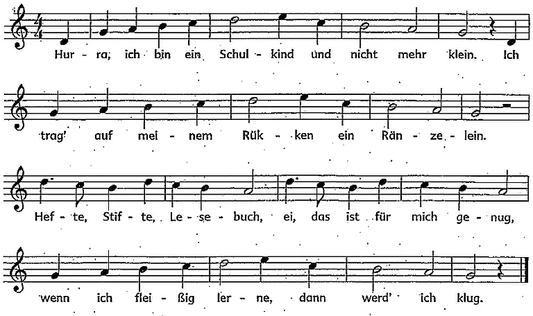 Noten: Hurra, ich bin ein Schulkind