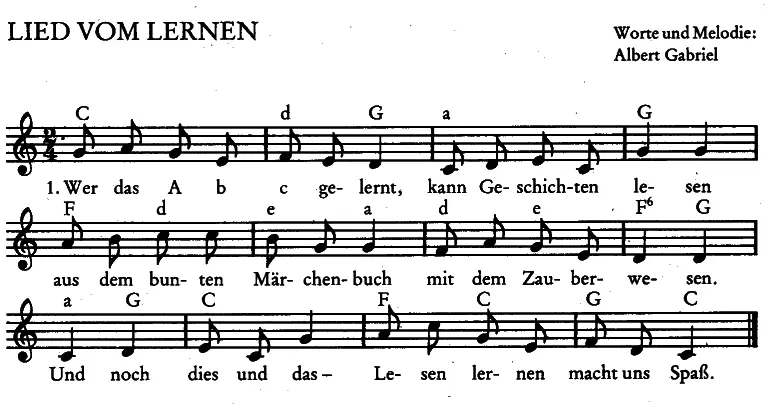 Noten: Wer das ABC gelernt